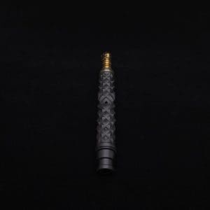 This image portrays Special Edition High Class Reaper Spine XL Dynavap Stem + XXL Condenser/(2) Mouthpieces - NEW!🍀 𓌜 by Dovetail Woodwork.