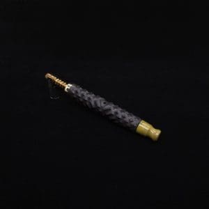 This image portrays Special Edition High Class Reaper Spine XL Dynavap Stem + XXL Condenser/(2) Mouthpieces - NEW!🍀 𓌜 by Dovetail Woodwork.