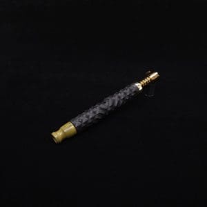 This image portrays Special Edition High Class Reaper Spine XL Dynavap Stem + XXL Condenser/(2) Mouthpieces - NEW!🍀 𓌜 by Dovetail Woodwork.