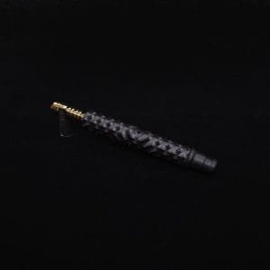 This image portrays High Class Reaper Spine XL Dynavap Stem + XXL Condenser/Mouthpiece - NEW! 𓌜 🎃 by Dovetail Woodwork.