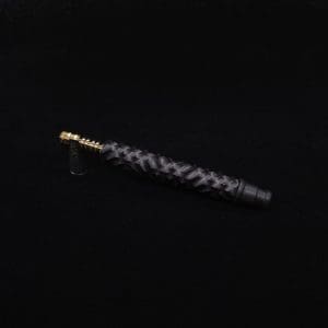 This image portrays High Class Reaper Spine XL Dynavap Stem + XXL Condenser/Mouthpiece - NEW! 𓌜 🎃 by Dovetail Woodwork.