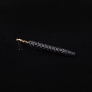 This image portrays High Class Reaper Spine XL Dynavap Stem + XXL Condenser/Mouthpiece - NEW! 𓌜 🎃 by Dovetail Woodwork.