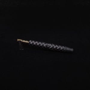 This image portrays High Class Reaper Spine XL Dynavap Stem + XXL Condenser/Mouthpiece - NEW! 𓌜 🎃 by Dovetail Woodwork.