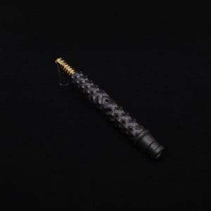 This image portrays High Class Reaper Spine XL Dynavap Stem + XXL Condenser/Mouthpiece - NEW! 𓌜 🎃 by Dovetail Woodwork.