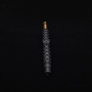 This image portrays High Class Reaper Spine XL Dynavap Stem + XXL Condenser/Mouthpiece - NEW! 𓌜 🎃 by Dovetail Woodwork.