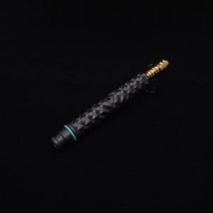 This image portrays High Class Reaper Spine XL Dynavap Stem + XXL Condenser/Mouthpiece - NEW! 𓌜 🎃 by Dovetail Woodwork.