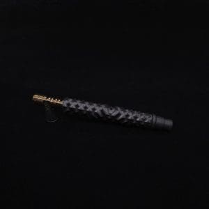 This image portrays High Class Reaper Spine XL Dynavap Stem + XXL Condenser/Mouthpiece+(2) Bonus M.P.'s - NEW! 𓌜 🎃 by Dovetail Woodwork.