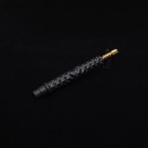 This image portrays High Class Reaper Spine XL Dynavap Stem + XXL Condenser/Mouthpiece+(2) Bonus M.P.'s - NEW! 𓌜 🎃 by Dovetail Woodwork.