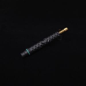 This image portrays High Class Reaper Spine XL Dynavap Stem + XXL Condenser/Mouthpiece+(2) Bonus M.P.'s - NEW! 𓌜 🎃 by Dovetail Woodwork.