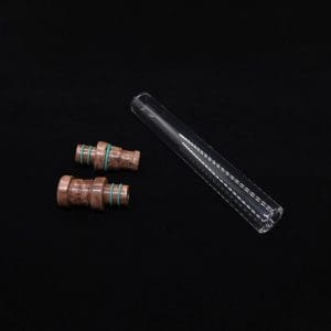 This image portrays Dynavap 3XL Boro-Glass/Maple Burl Wood Specialty Stem Setup-NEW Design! by Dovetail Woodwork.