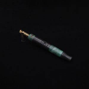 This image portrays High Class Blunt XL Dynavap Stem + Specialty Mouthpiece ☘ by Dovetail Woodwork.