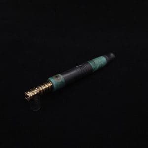 This image portrays High Class Blunt XL Dynavap Stem + Specialty Mouthpiece ☘ by Dovetail Woodwork.