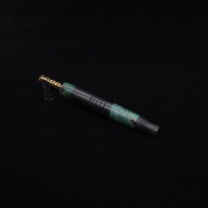 This image portrays High Class Blunt XL Dynavap Stem + Specialty Mouthpiece ☘ by Dovetail Woodwork.