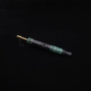 This image portrays High Class Blunt XL Dynavap Stem + Specialty Mouthpiece ☘ by Dovetail Woodwork.