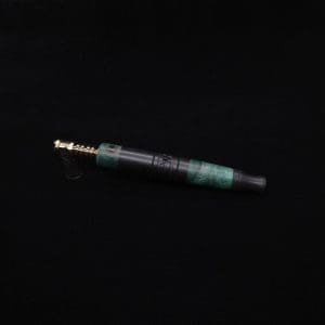 This image portrays High Class Blunt XL Dynavap Stem + Specialty Mouthpiece ☘ by Dovetail Woodwork.