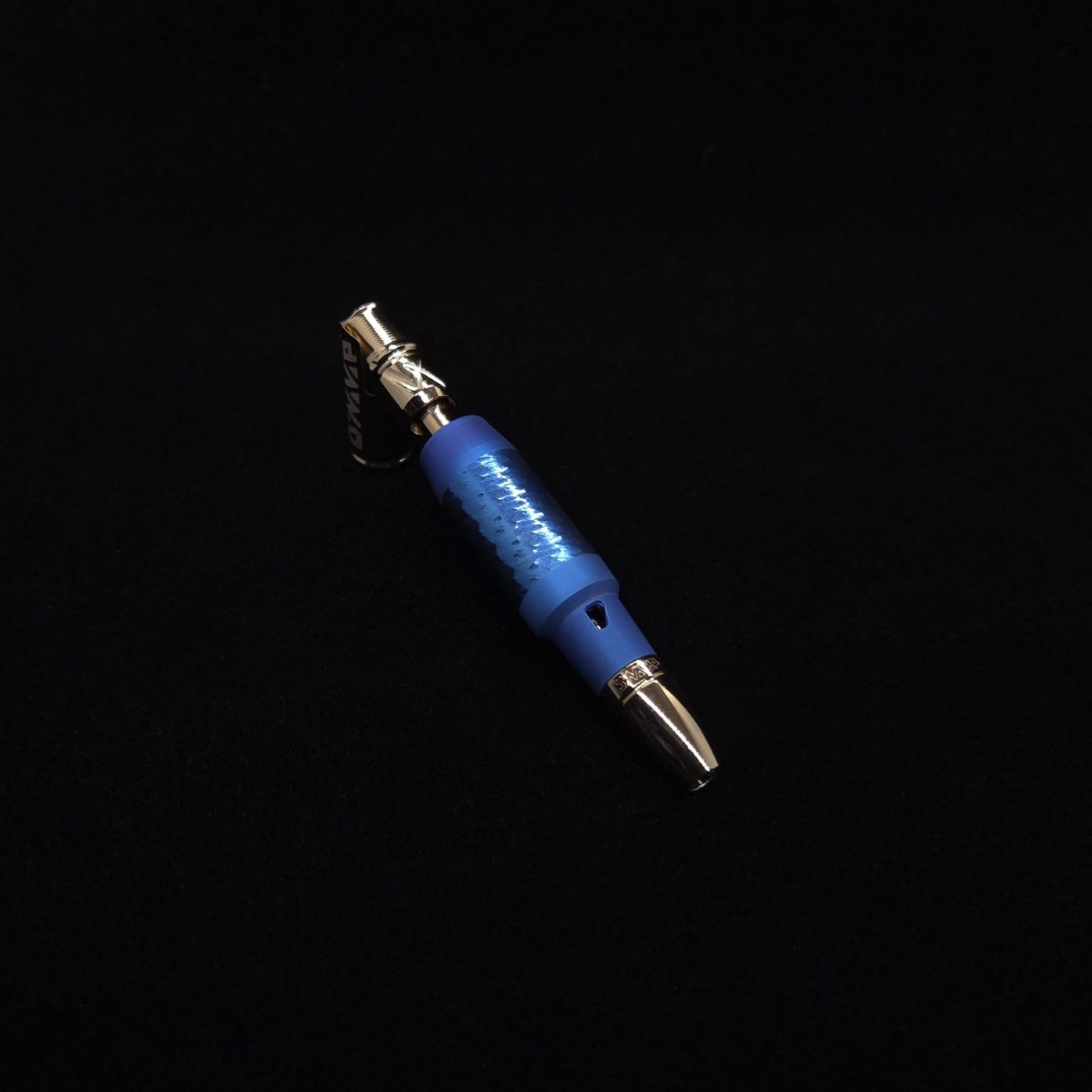 This image portrays The Vong X-Full Device Custom Anodized-Special Edition-NEW! ☘ by Dovetail Woodwork.