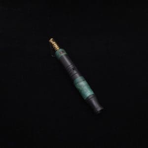 This image portrays High Class Blunt XL Dynavap Stem + Specialty Mouthpiece ☘ by Dovetail Woodwork.