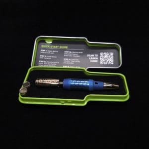 This image portrays The Vong X-Full Device Custom Anodized-Special Edition-NEW! ☘ by Dovetail Woodwork.