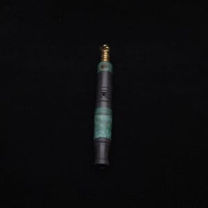 This image portrays High Class Blunt XL Dynavap Stem + Specialty Mouthpiece ☘ by Dovetail Woodwork.