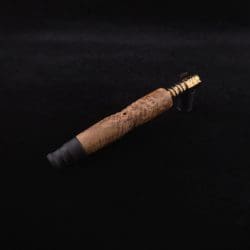 Dynavap Contoured Spiral Burl (Standard) Stem + (2) Matched Mouthpieces - NEW!