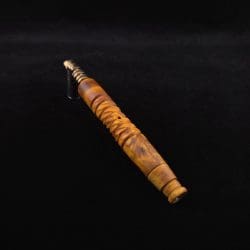 Dynavap Contoured Segmented Spiral Burl XL Stem + Book-Matched Mouthpiece - NEW!