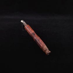 No-Roll Contoured Burl XL Dynavap Stem + Matching Spinning Mouthpiece-New!